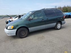 Toyota Sienna le salvage cars for sale: 2002 Toyota Sienna LE