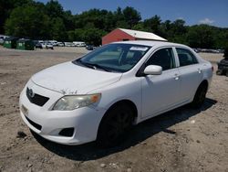 Salvage cars for sale from Copart Mendon, MA: 2009 Toyota Corolla Base