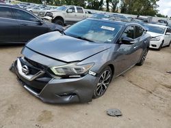 Nissan Maxima salvage cars for sale: 2016 Nissan Maxima 3.5S