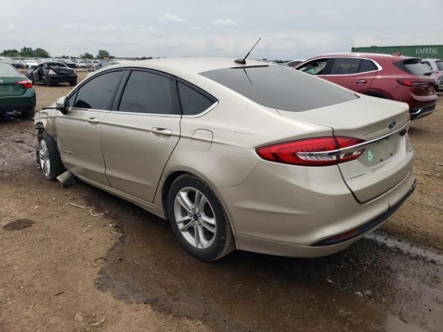 2018 Ford Fusion SE Hybrid