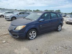 Pontiac salvage cars for sale: 2005 Pontiac Vibe