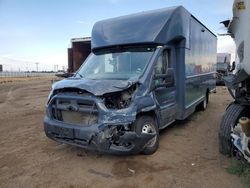 Salvage trucks for sale at Brighton, CO auction: 2021 Ford Transit T-350 HD