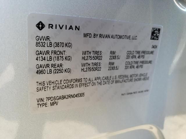 2024 Rivian R1S Adventure