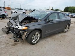 Salvage cars for sale from Copart Oklahoma City, OK: 2018 Ford Fusion S Hybrid