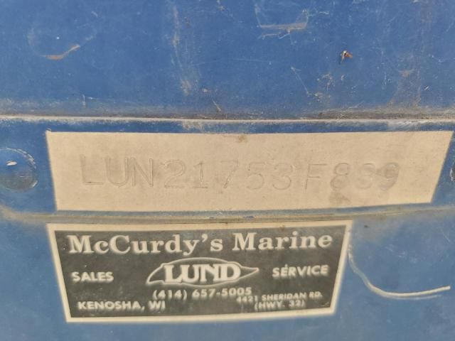 1989 Lund Boat