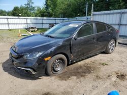 Salvage cars for sale from Copart Lyman, ME: 2019 Honda Civic LX