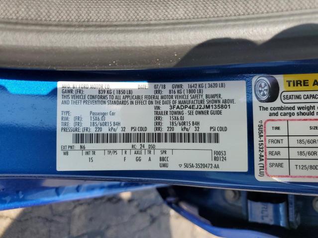 2018 Ford Fiesta SE
