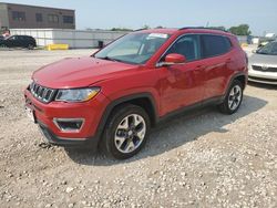 Jeep Compass salvage cars for sale: 2021 Jeep Compass Limited