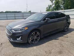 Vehiculos salvage en venta de Copart Dunn, NC: 2019 Ford Fusion Titanium