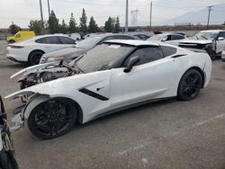 Vehiculos salvage en venta de Copart Rancho Cucamonga, CA: 2017 Chevrolet Corvette Stingray 1LT