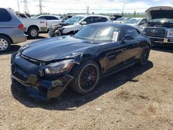 Salvage cars for sale from Copart Elgin, IL: 2017 Mercedes-Benz AMG GT S