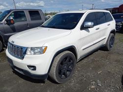 Salvage cars for sale from Copart Anchorage, AK: 2012 Jeep Grand Cherokee Overland