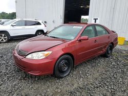 Toyota Camry salvage cars for sale: 2002 Toyota Camry LE