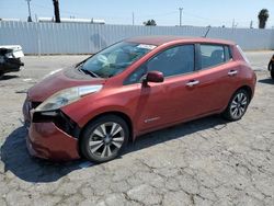 Nissan Leaf salvage cars for sale: 2015 Nissan Leaf S