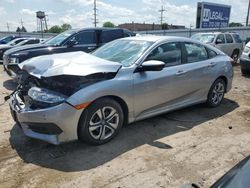 Honda salvage cars for sale: 2016 Honda Civic LX