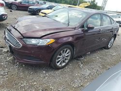 Ford salvage cars for sale: 2017 Ford Fusion SE