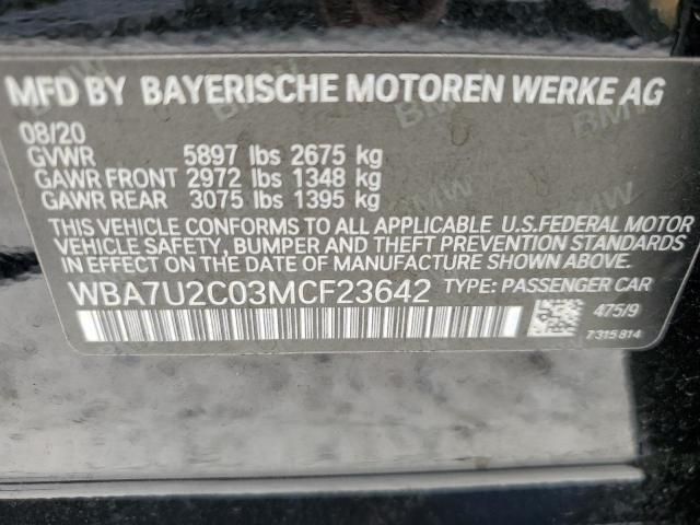 2021 BMW 750 XI