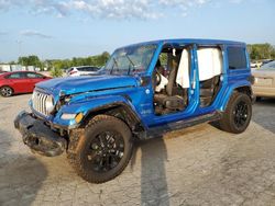 Jeep Wrangler salvage cars for sale: 2024 Jeep Wrangler Sahara 4XE