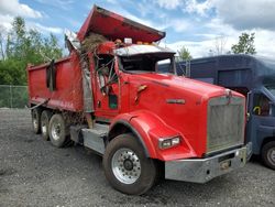 Salvage trucks for sale at Marlboro, NY auction: 2016 Kenworth Construction T800