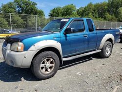 Nissan Frontier salvage cars for sale: 2001 Nissan Frontier King Cab XE