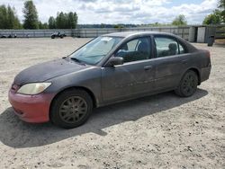 Honda salvage cars for sale: 2005 Honda Civic LX