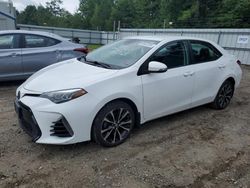 Salvage cars for sale from Copart Lyman, ME: 2017 Toyota Corolla L