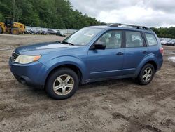 Salvage cars for sale from Copart Lyman, ME: 2010 Subaru Forester XS