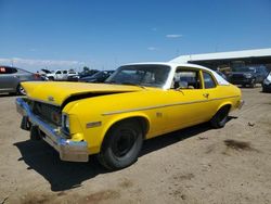 Salvage cars for sale from Copart Brighton, CO: 1974 Chevrolet Nova