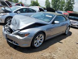 BMW 6 Series salvage cars for sale: 2005 BMW 645 CI Automatic