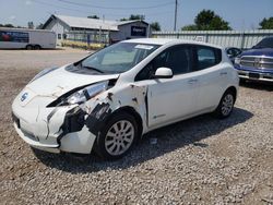 Nissan Leaf salvage cars for sale: 2015 Nissan Leaf S