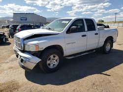 Salvage cars for sale from Copart Colorado Springs, CO: 2005 Dodge RAM 1500 ST