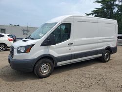 Salvage cars for sale from Copart Lyman, ME: 2018 Ford Transit T-250