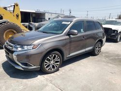 Mitsubishi salvage cars for sale: 2018 Mitsubishi Outlander SE