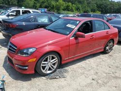 Mercedes-Benz salvage cars for sale: 2014 Mercedes-Benz C 300 4matic