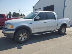 Ford salvage cars for sale: 2002 Ford F150 Supercrew