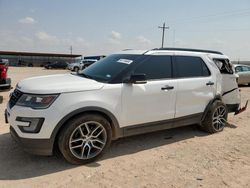 Salvage cars for sale from Copart Andrews, TX: 2016 Ford Explorer Sport