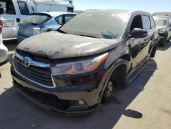 Toyota Highlander salvage cars for sale: 2014 Toyota Highlander XLE