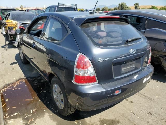 2010 Hyundai Accent Blue