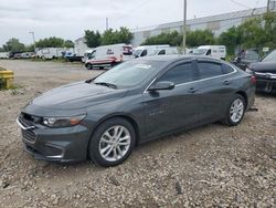 Chevrolet salvage cars for sale: 2018 Chevrolet Malibu LT