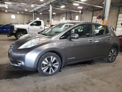 Nissan salvage cars for sale: 2015 Nissan Leaf S