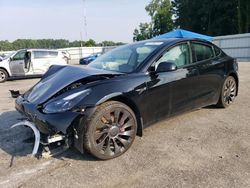 Salvage cars for sale from Copart Dunn, NC: 2023 Tesla Model 3