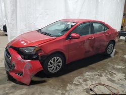 Salvage cars for sale from Copart Glassboro, NJ: 2019 Toyota Corolla L