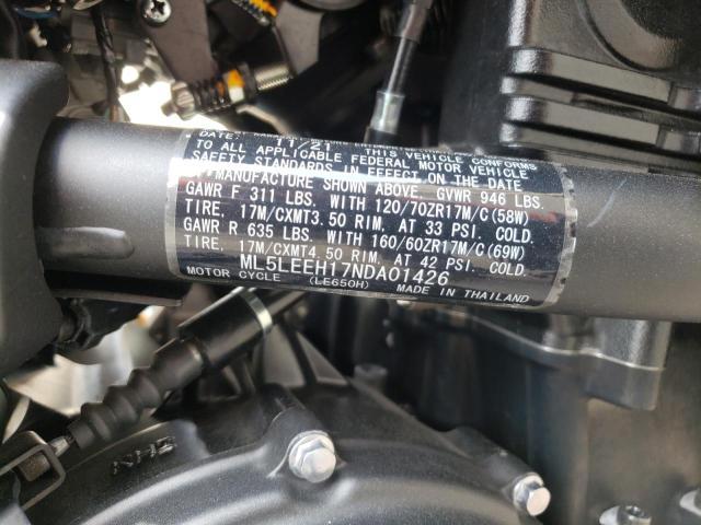 2022 Kawasaki KLE650 F