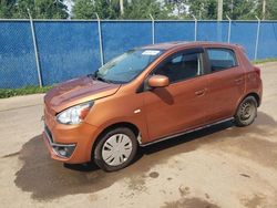 Mitsubishi salvage cars for sale: 2017 Mitsubishi Mirage ES