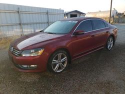 Volkswagen Passat salvage cars for sale: 2015 Volkswagen Passat SE