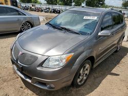 Pontiac salvage cars for sale: 2007 Pontiac Vibe