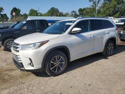 Toyota Highlander salvage cars for sale: 2017 Toyota Highlander SE