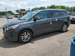 KIA Sedona lx salvage cars for sale: 2015 KIA Sedona LX