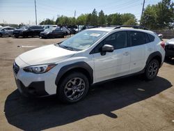 Subaru Crosstrek salvage cars for sale: 2021 Subaru Crosstrek Sport