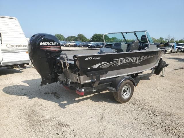 2016 Lund Boat With Trailer